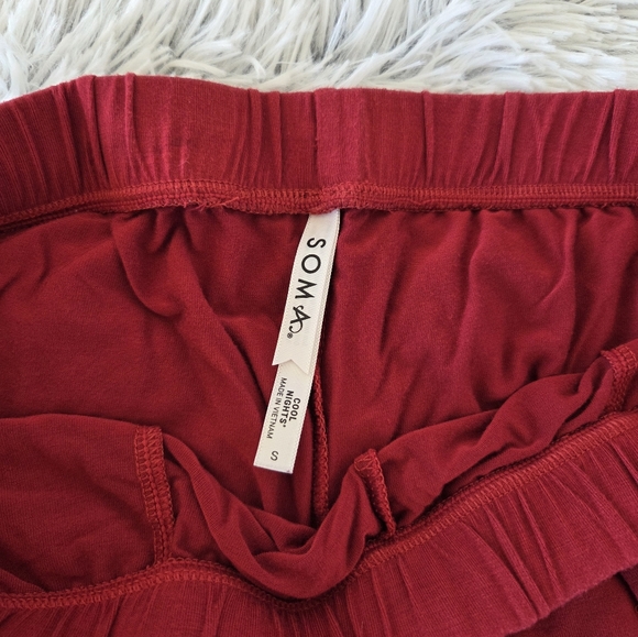 Soma Cool Nights Pajama Set - Paint the Town Red - Picture 7 of 8